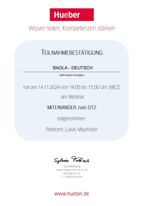 Cùng học với giáo trình Miteinander cho kì thi B1 Deutschtest für Zuwanderer DTZ
